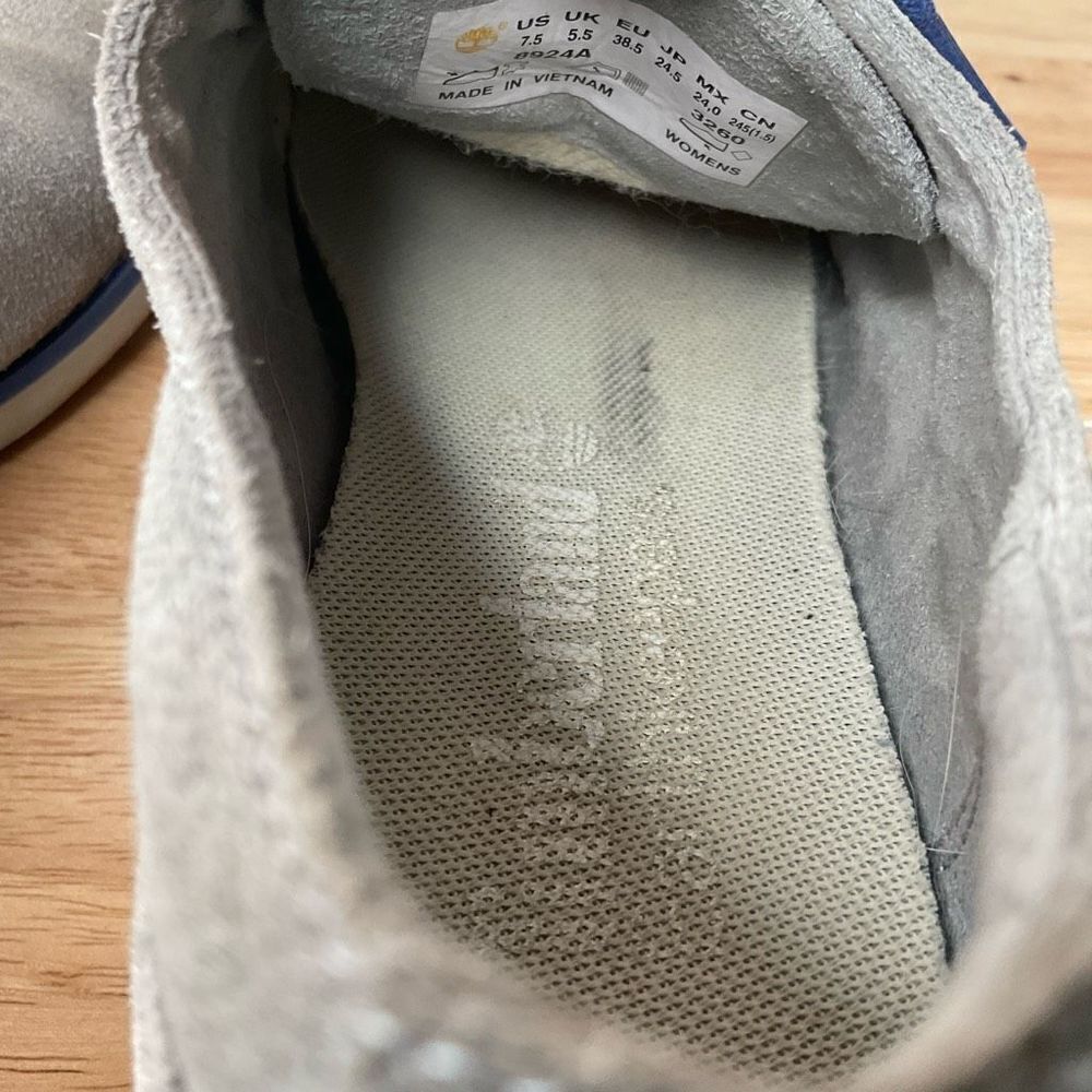 TIMBERLAND women’s 7,5‎ Oxford Derby shoes 8924A Earthkeepers CLASSIC gray suede - Picture 9 of 15